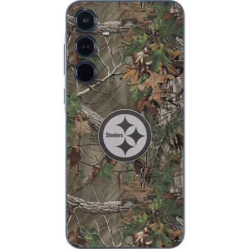 NFL Pittsburgh Steelers Realtree Xtra Green Camo Galaxy A36 5G Skin